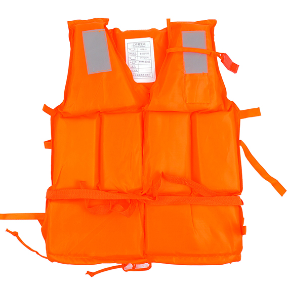 荧光橙救生衣