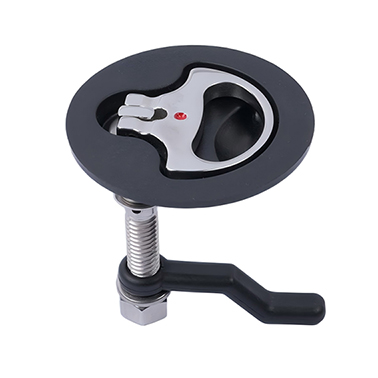 0307A半尼龙不锈钢地板锁