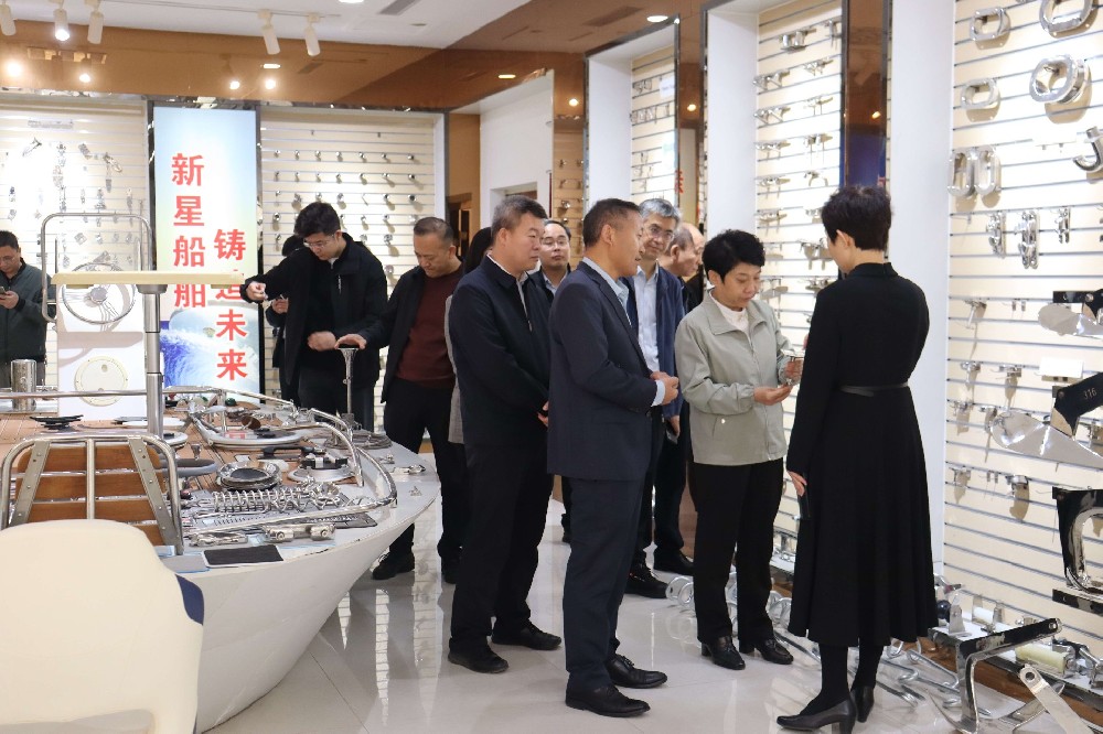 政企联动促发展｜市领导调研新星船舶 助力外贸高质量提升